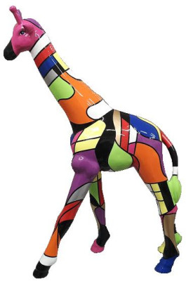 Design decoration statue hand-painted sculptures statues living room garden figures