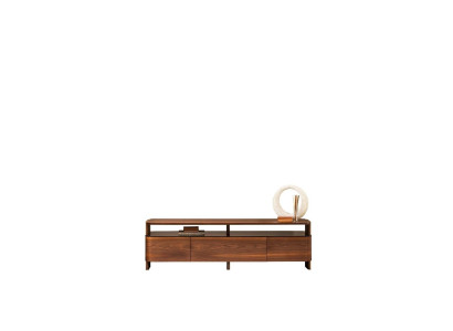 Sideboard TV stand TV cabinet lowboard brown table living room design wood