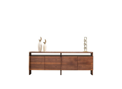 Sideboard Sideboard Chest of drawers Wardrobe Brown Wood Wooden cabinet Dining room