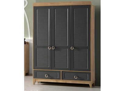 Wardrobe Gray Wood Wardrobe Design Childrens room Clothes cupboards удаление