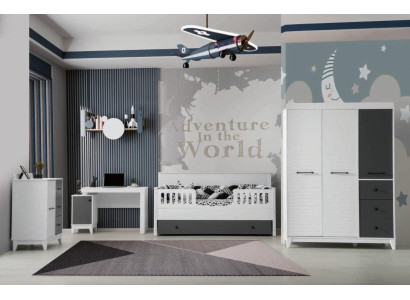 Stylish Set for Childrens room Multicolor Perfect furniture for your interior