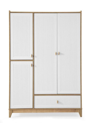 Stylish Wardrobe White Wood Wardrobe Design Childrens room Furniture удаление