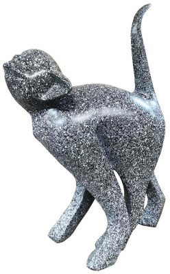 Design figure monkey decorative statue sculpture abstract designer loft silver sculptures