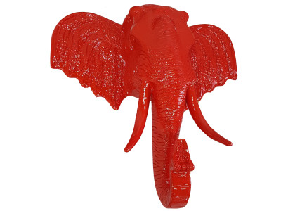 Bust Wall Abstract Design Head Art Elephant Sculpture Decoration Sculpture Decoration