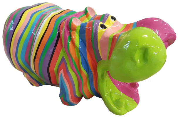 Designer Abstract Figure Modern Figures Decoration Hippo Garden Sculptures