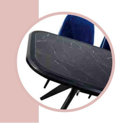 Modern Dining room Set Suite Seat Furniture Dining set Dining table Upholstery 5pcs.