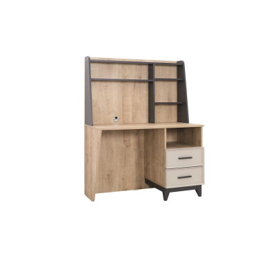 Desk Computer Desk Brown Children's Room Furniture Wood Table Shelves