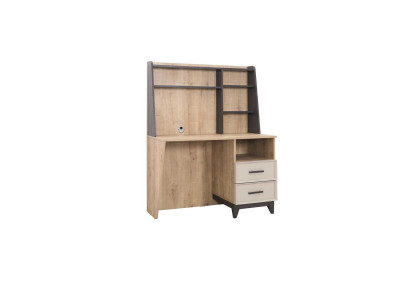 Desk Computer Desk Brown Children's Room Furniture Wood Table Shelves