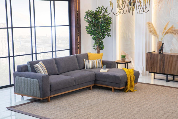 Luxury corner sofa L-shape for living room modern design new and high quality furniture