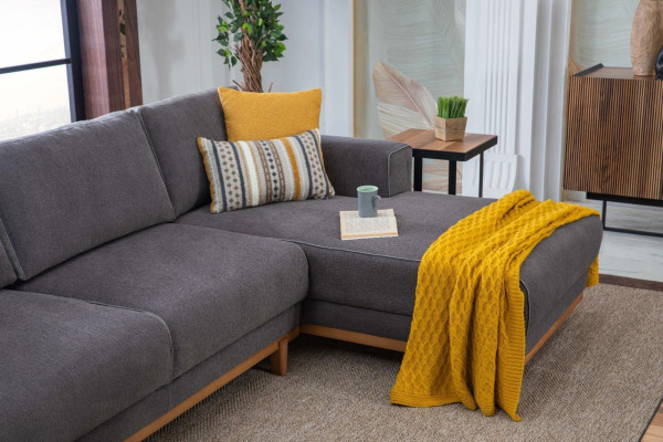 Luxury corner sofa L-shape for living room modern design new and high quality furniture