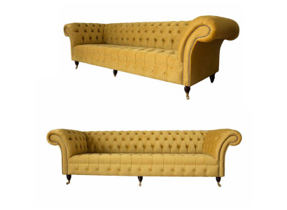 Luxury Beige Sofa set 3+3 Seater Modern Couch Living room Style Furniture