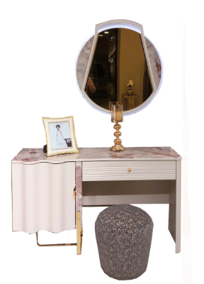Luxury Bedroom Set Complete's Furniture Bed 2xBedside Tables Wardrobe Stool