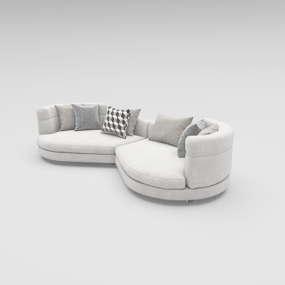 Round big xxl Sofa 4 Seater Luxury Italy Design Round Couch Luxury Upholstery Sofas