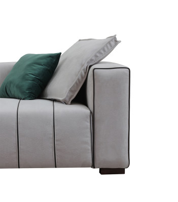 Sofa Leather Sofa Imitation leather Couch Big - Luxury Living room Seat Upholstery Four-seater