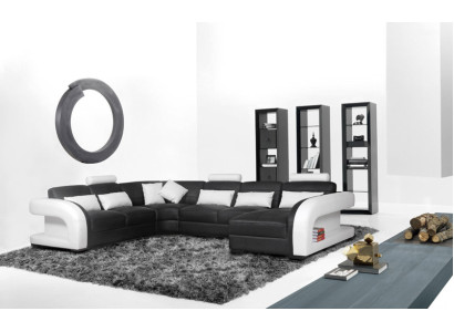 Luxurious Living room Corner suite Corner sofa Corner sofa Sofa Upholstery Corner Couch Leather