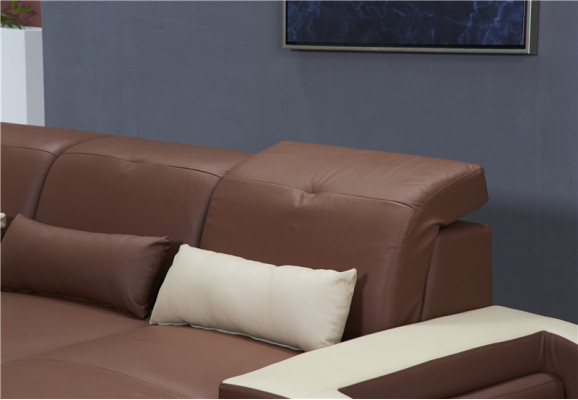 Living landscape U-shape xxl Corner sofa Sofa Couch Upholstery Suite Leather Sofas Corner