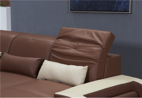 Living landscape U-shape xxl Corner sofa Sofa Couch Upholstery Suite Leather Sofas Corner