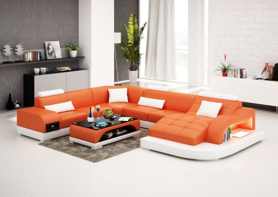Sofa Living landscape U-shape Corner sofa Couch Suite Upholstery Big xxl Sofas Couches