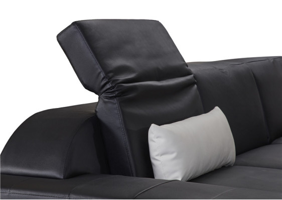 Designer Sofa Couch Corner sofa with Stool Upholstery Suite Living landscape U-shape