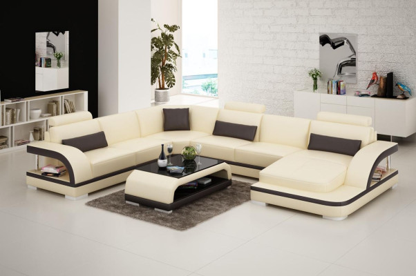 Design Couch Luxury Couches Leather Sofa Seat Corner Suite Upholstery Corner Couch new