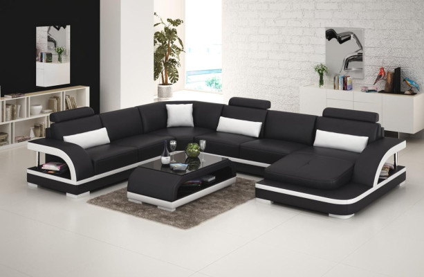 Design Couch Luxury Couches Leather Sofa Seat Corner Suite Upholstery Corner Couch new