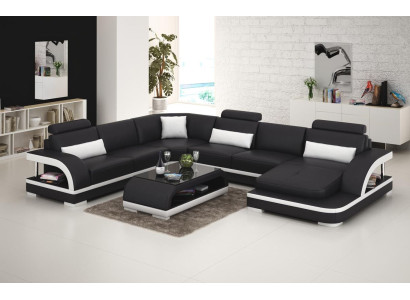 Design Couch Luxury Couches Leather Sofa Seat Corner Suite Upholstery Corner Couch new