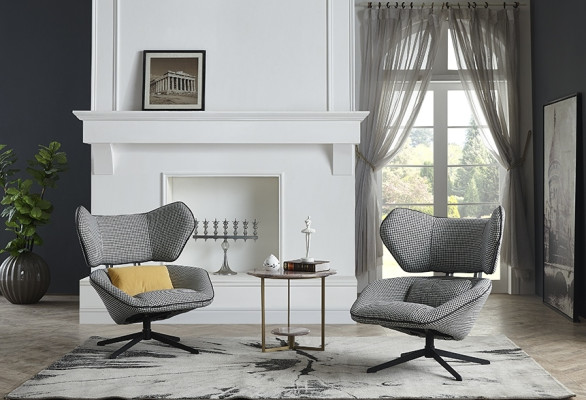 Lounge Luxury TV Club Upholstery Seater Design Armchair Couch Sofa Relax Fabric
