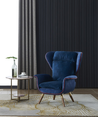 Armchair Design Couch Sofa Seater Luxury Ears Seat Relax Leather Lounge Club Upholstery