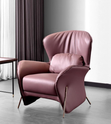 Armchair Design Couch Sofa Relax Leather Lounge Club Upholstery Seater Luxury Leather S