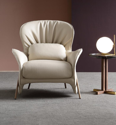Luxury Chair Upholstery Cocktail Relax Lounge Club Chairs Furniture Design Armchair Leather