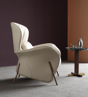 Luxury Chair Upholstery Cocktail Relax Lounge Club Chairs Furniture Design Armchair Leather