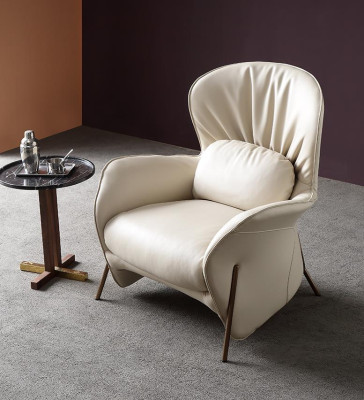 Luxury Chair Upholstery Cocktail Relax Lounge Club Chairs Furniture Design Armchair Leather