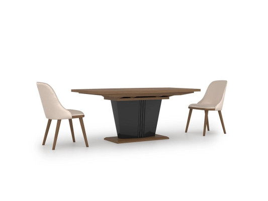 Dining table Dining room Set 8 pieces Dining set Modern Sideboard Set new 4x Chairs