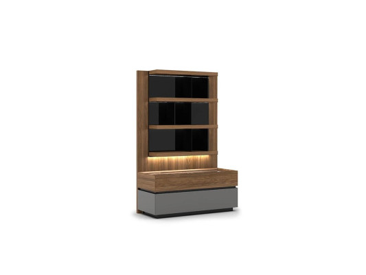 Living room furniture Wall unit 320 cm Furnishings Brown Luxury Wall Shelves