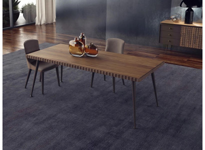 Luxury Set 3pcs Table Wood Dining table Dining room Complete 4x Chairs Furniture