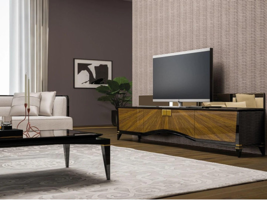 Modern Living room TV Lowboard Design Furnishings TV Wardrobe Wooden furniture new