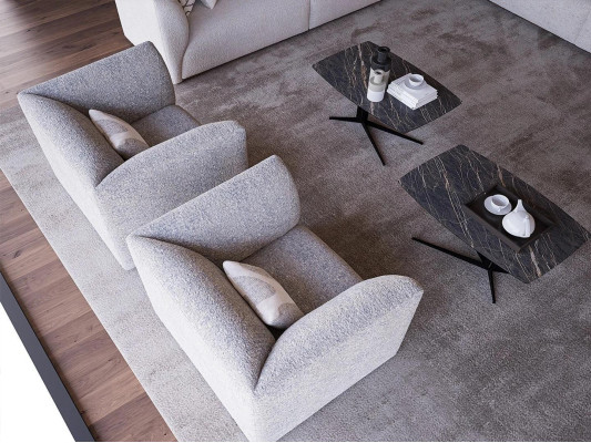 Living room Upholstered furniture Armchair Luxury Upholstered Seat Modern Designer Furnishings