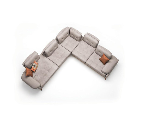 Beige Living room L-shape Sofa Designer Luxury Corner sofa Modern Couch new
