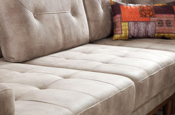 Beige Living room L-shape Sofa Designer Luxury Corner sofa Modern Couch new