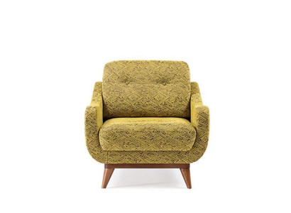 Luxurious Yellow Armchair Upholstered furniture Living room Single Seater 1-Seater new