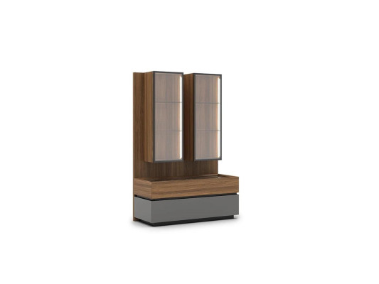 Modern Design Furnishings Wall unit Set TV lowboard wall shelves wooden furniture new