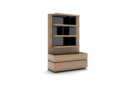 Wall unit Living room TV lowboard Complete wall cabinet TV frame wooden furniture