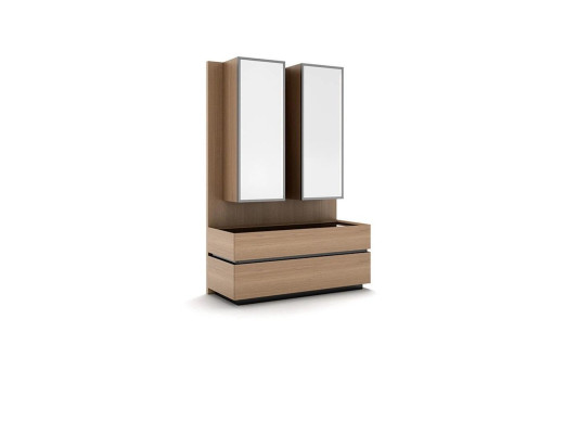 Wall unit Living room TV lowboard Complete wall cabinet TV frame wooden furniture