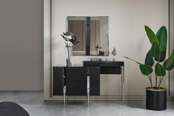 Modern Bedroom Set Luxury Dressing table Mirror Cosmetic table 2 pieces