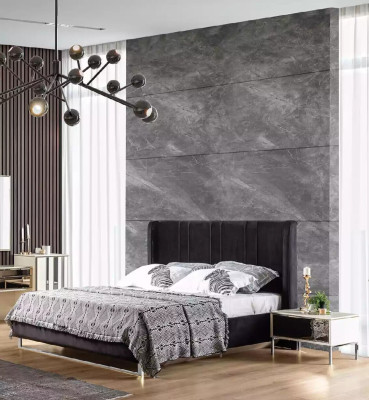 Bedroom Bed 2x Bedside tables Luxury Furniture 3pcs. Modern Beds new