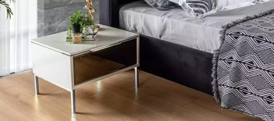Bedroom Bed 2x Bedside tables Luxury Furniture 3pcs. Modern Beds new