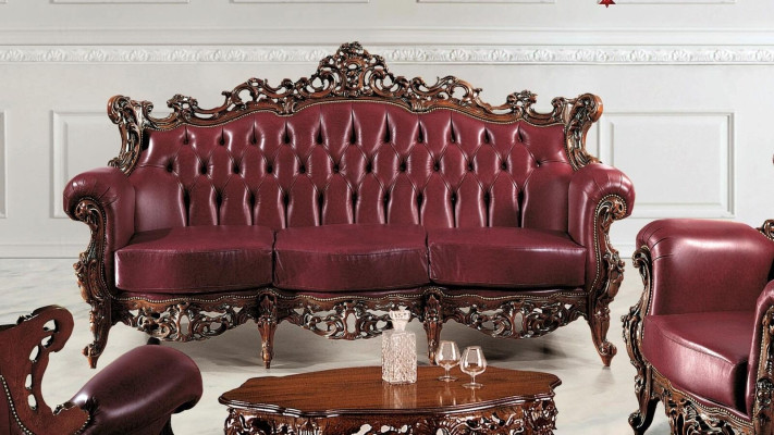 Chesterfield 3 Seater Couch Leather Sofa Couches Luxury Design Italian Furniture