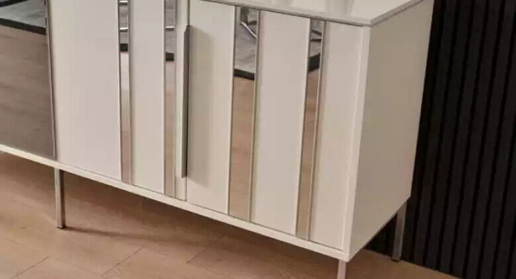 Luxury Sideboard with Mirror White Chest of drawers Modern Furniture Design Set new
