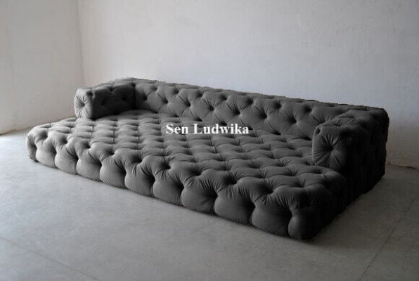 Design Chesterfield Sofa set Big xxl Sofa 5-Seater Couch Upholstery Sofas