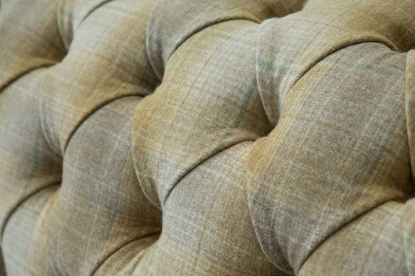 Designer Sofa 3 Seater Chesterfield Upholstery Sofas Three Seater Textile 240cm